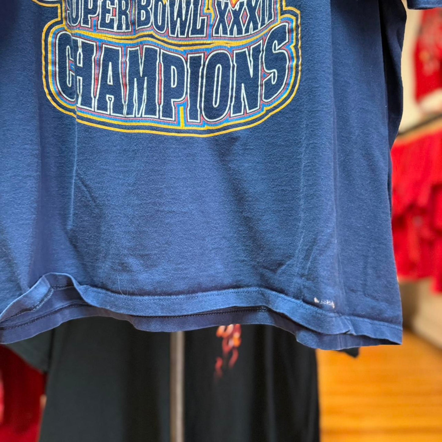 Vintage 90s Denver Broncos Super Bowl Champions NFL T-Shirt