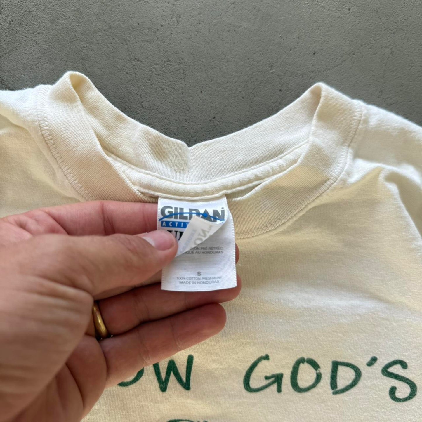 Vintage 90s Follow Gods Instructions Otter Jesus T-Shirt - Small