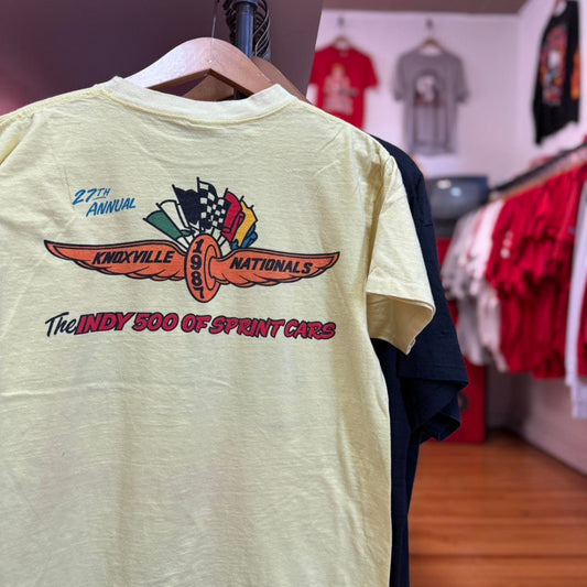 Vintage 1987 Indianapolis 500 Racing Racecar NASCAR T-Shirt - Medium