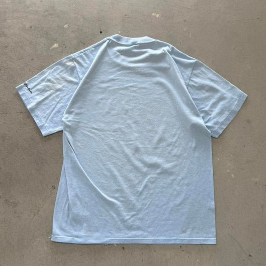 Vintage 80s Bass Fishing Animal Distressed T-Shirt - X-Large