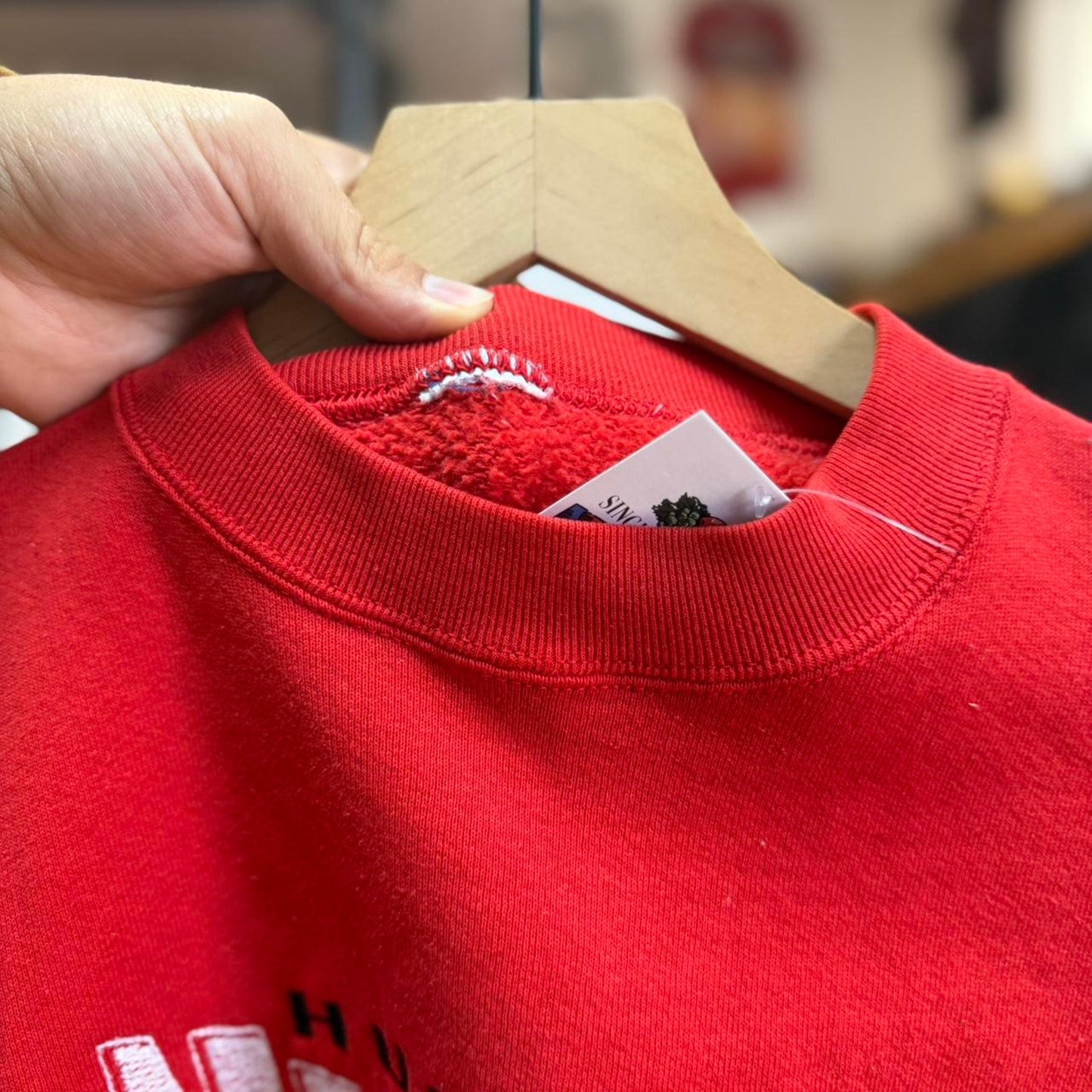 Vintage 90s Nebraska Huskers Embroidery Crewneck