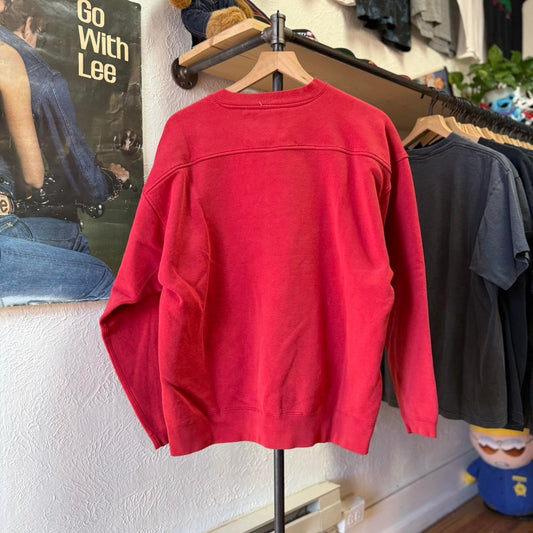 Vintage 90s Nebraska Cornhuskers Embroidered Crewneck - Large