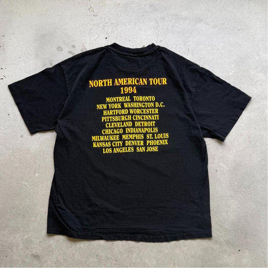 Vintage 90s Eric Clapton North American Tour Band T-Shirt - X-Large