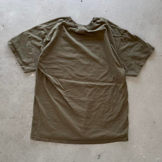 Vintage Wanna Play Army Blow Me Text T-Shirt - Large