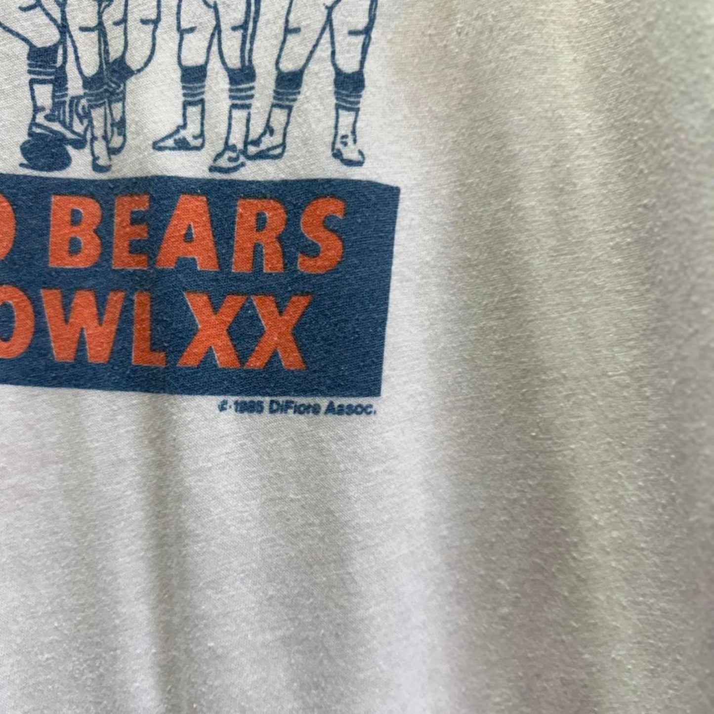 Vintage 80s Chicago Bears Super Bowl XX T-Shirt