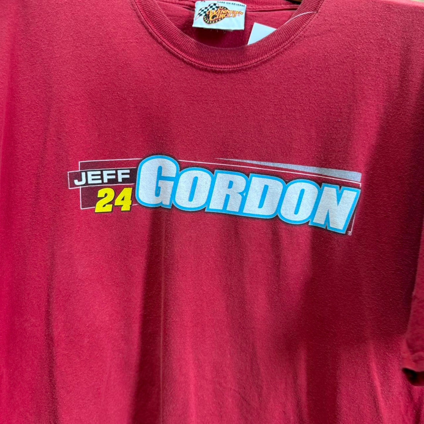 Vintage Y2K Jeff Gordon NASCAR Racing Race Car T-Shirt