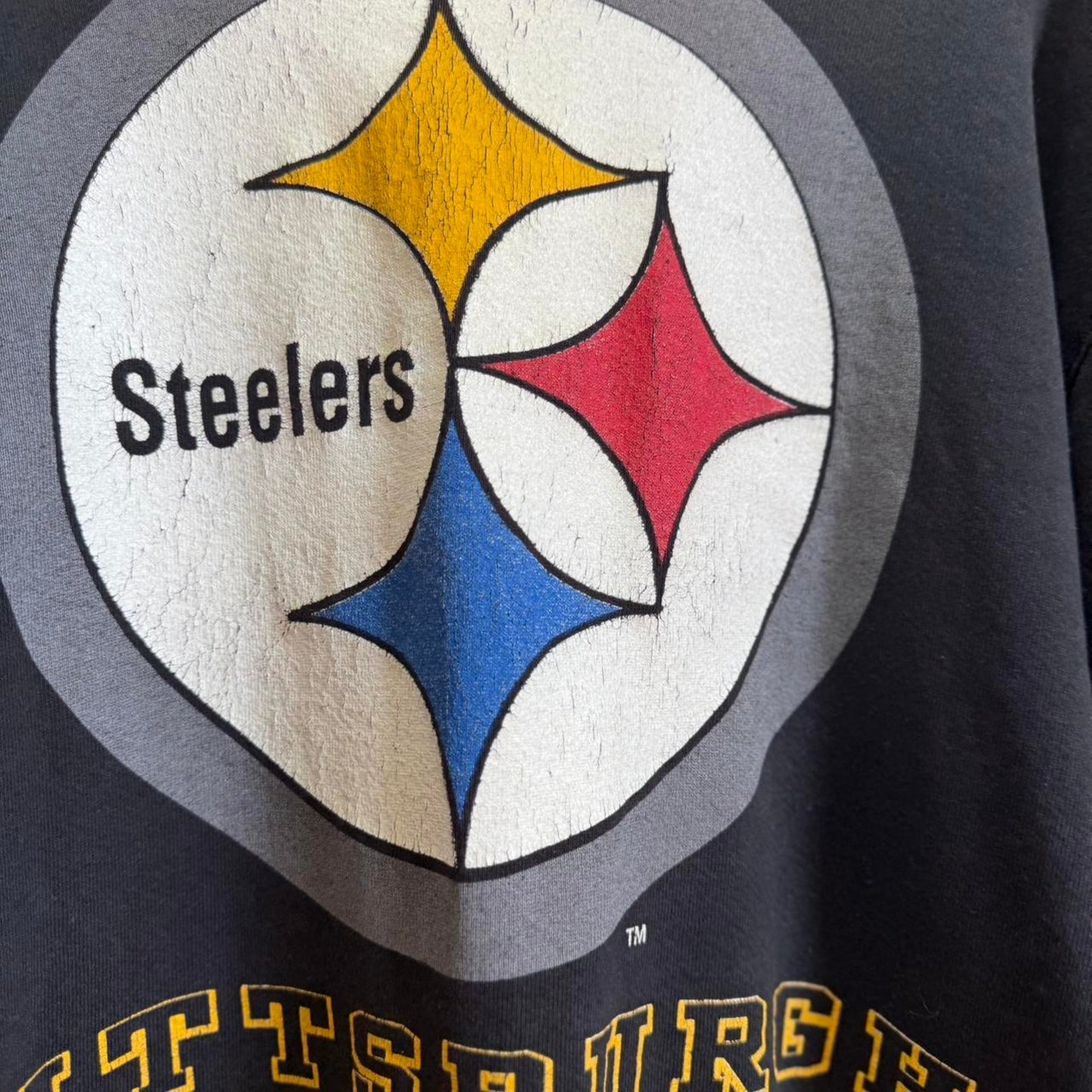 Vintage 90s Pittsburgh Steelers Salem Sportswear AOP Crewneck