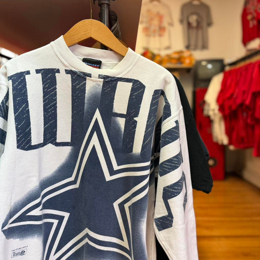 Vintage 90s Dallas Cowboys AOP Magic Johnson Crewneck