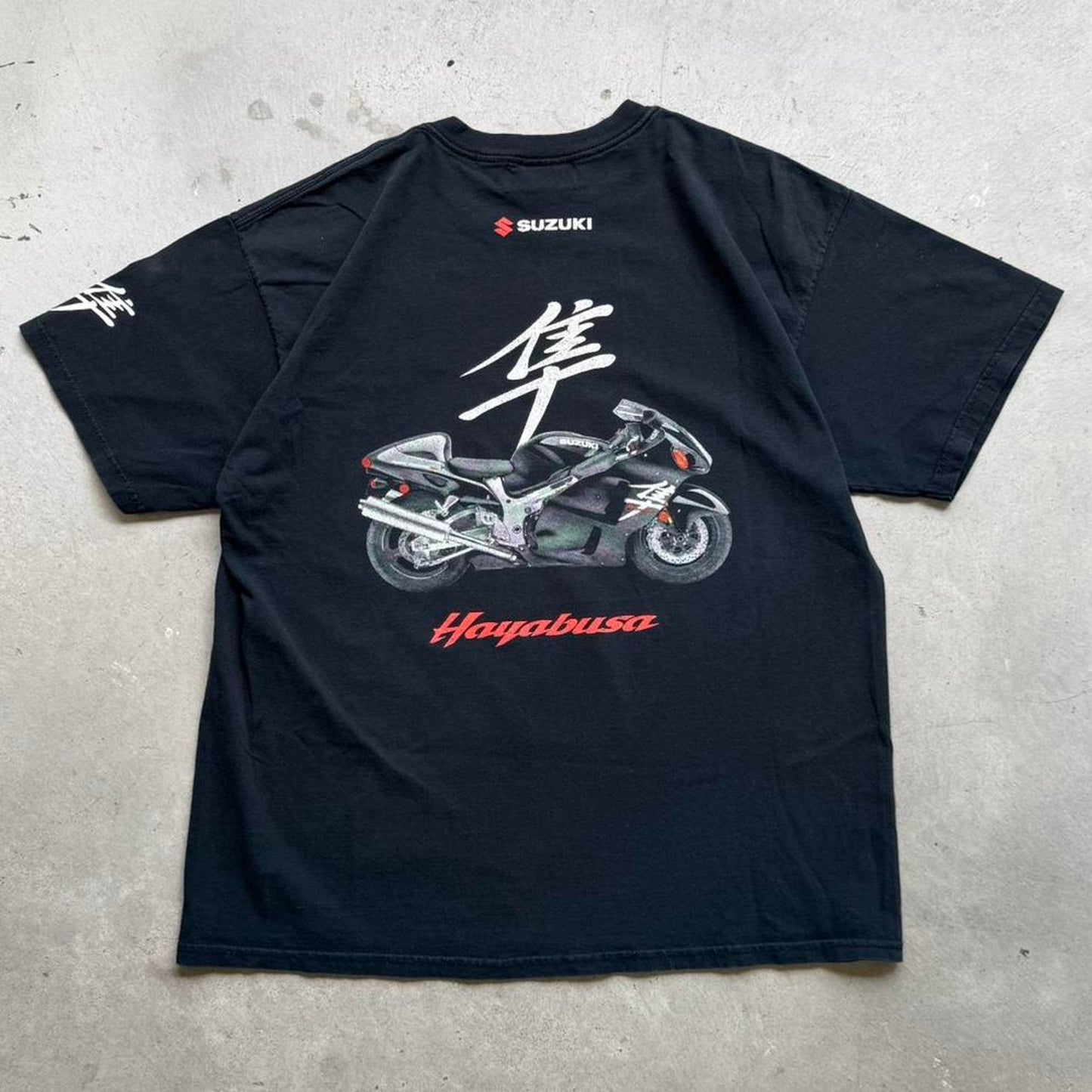 Vintage Suzuki Hayabusa Motorcycle Biker T-Shirt - X-Large