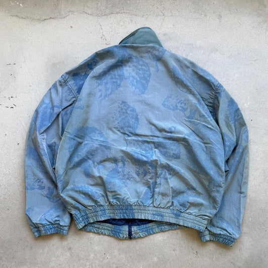 Vintage 90s Big Dogs 3M All Over Design Windbreaker - Large