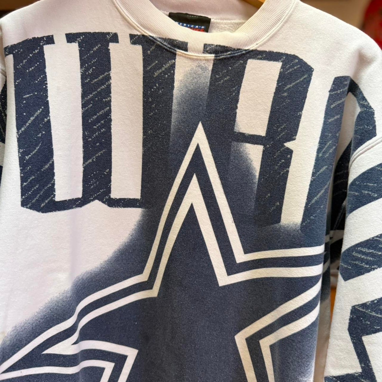Vintage 90s Dallas Cowboys AOP Magic Johnson Crewneck
