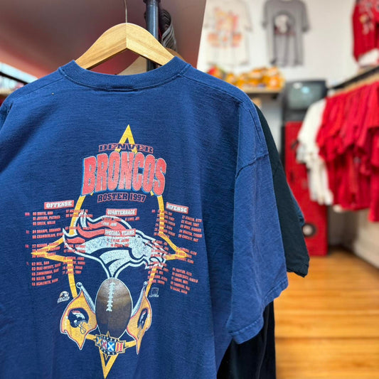 Vintage 90s Denver Broncos Super Bowl T-Shirt