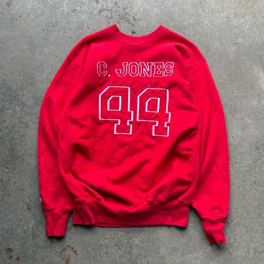 Vintage 90s Nebraska Huskers C Jones 44 Crewneck - X-Large