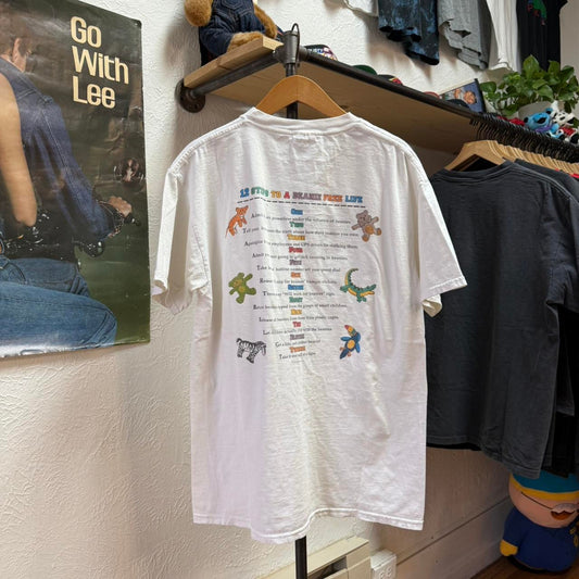 Vintage 90s Beanie Baby Collector Addict T-Shirt - Large