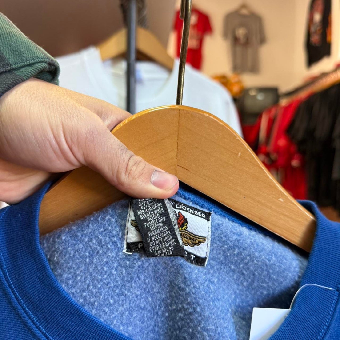 Vintage 90s Indianapolis 500 Indy Racing Racecar Crewneck - Medium