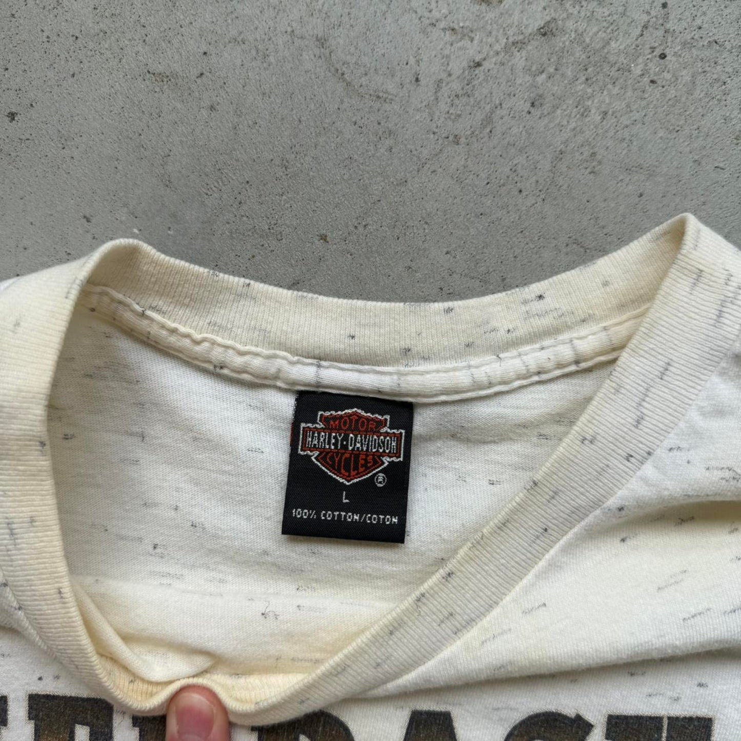 Vintage 2000 Harley Davidson Motorcycles Nebraska State Rally Biker T-Shirt - Large