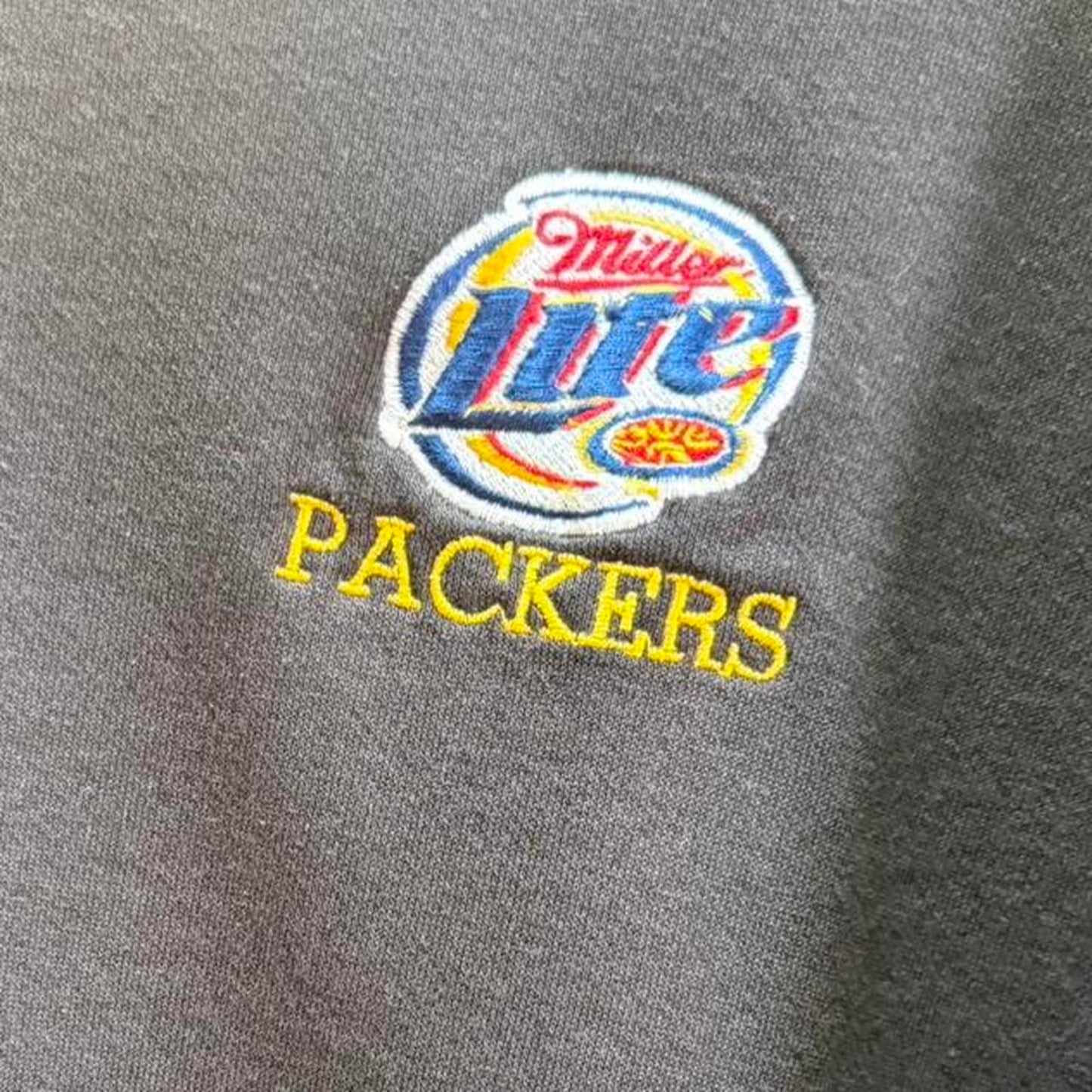 Vintage 90s Miller Lite Packers Alcohol Crewneck