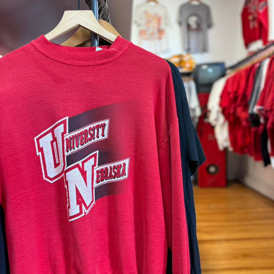 Vintage 90s Nebraska Huskers Football Crewneck