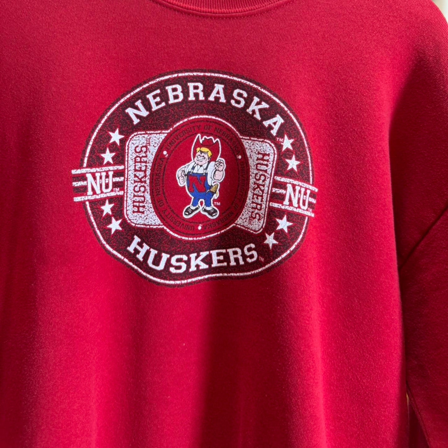 Vintage 90s Nebraska Huskers Herbie Crewneck