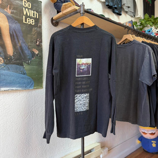 Vintage 1995 REM Lies Truth Heart Garbage Band T-Shirt - Large