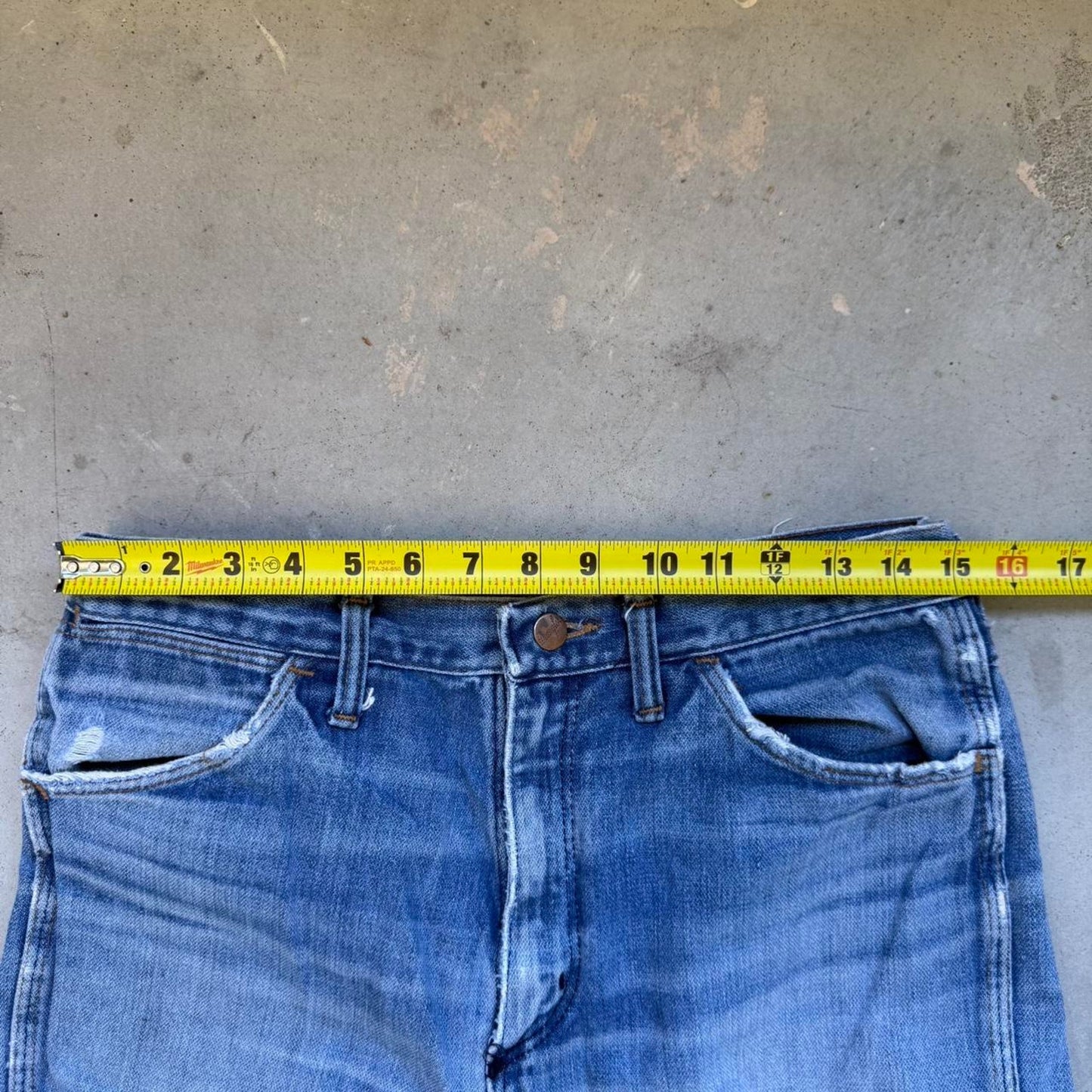 Vintage 90s Wrangler Flared Denim Pants - 30"