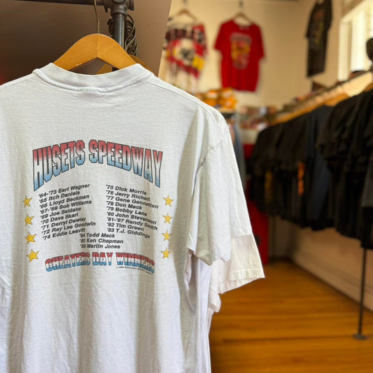 Vintage 80s Knoxville Nationals Racing Race Car NASCAR T-Shirt