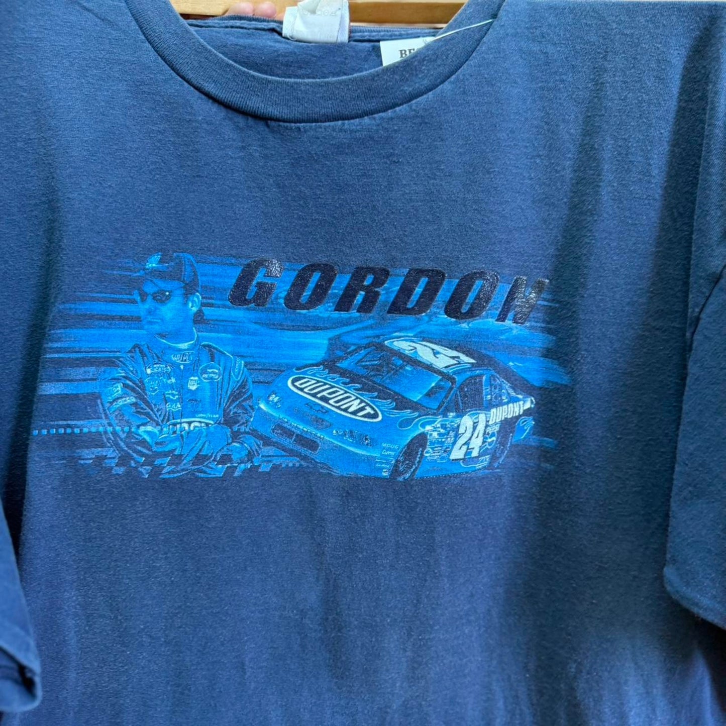 Vintage Y2K Jeff Gordon NASCAR Racing Race Car T-Shirt