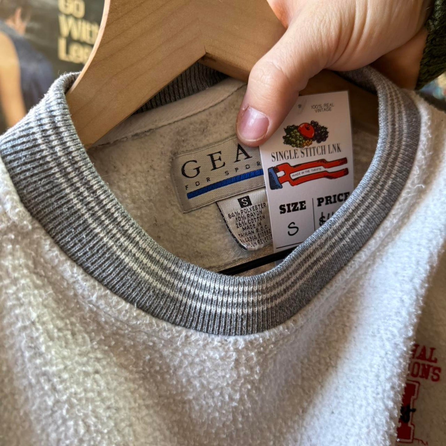 Vintage 90s Nebraska Huskers National Championship Crewneck - Small