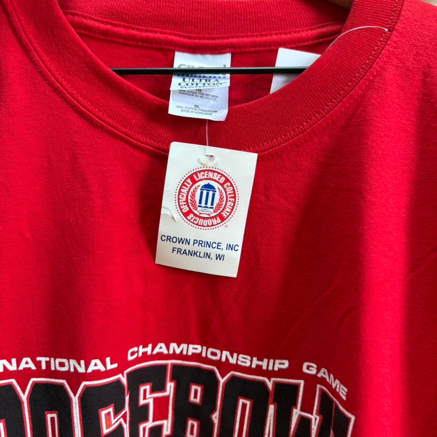 Vintage 2002 Nebraska Huskers Rose Bowl Football T-Shirt
