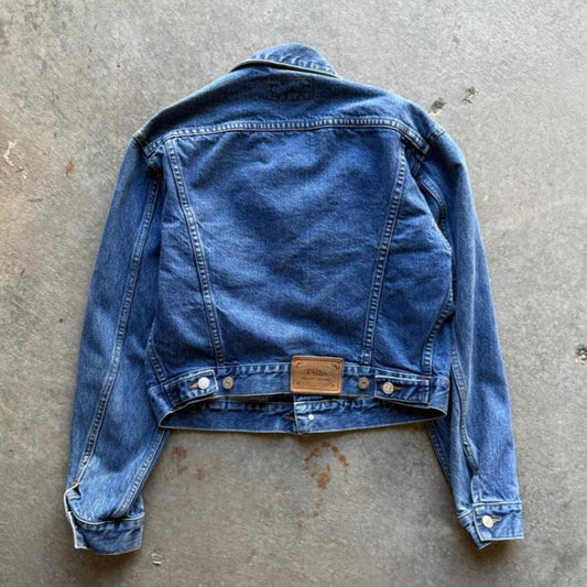 Vintage Polo Ralph Lauren Country Denim Jacket - Small