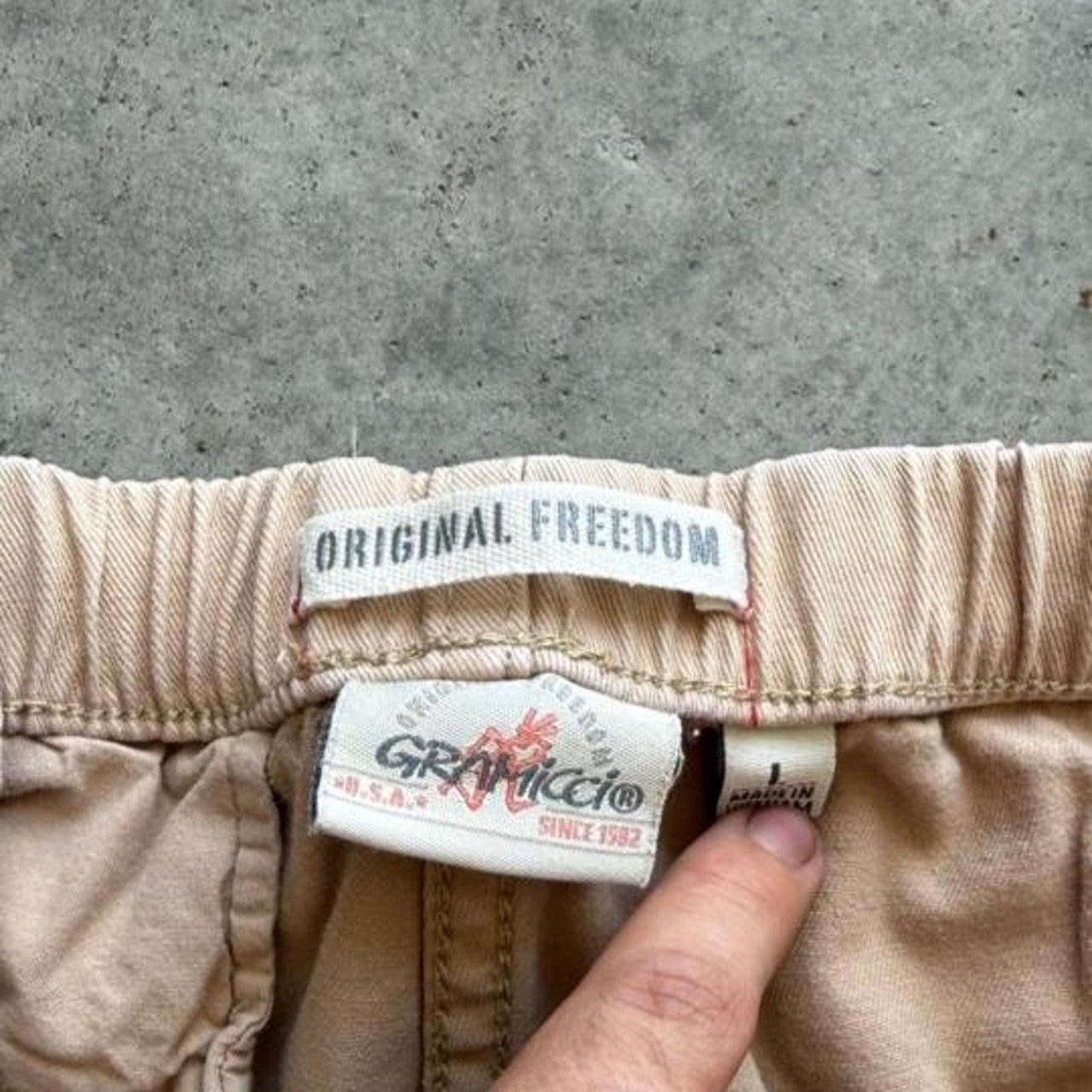 Vintage Gramicci G-Short Adjustable Shorts - Large