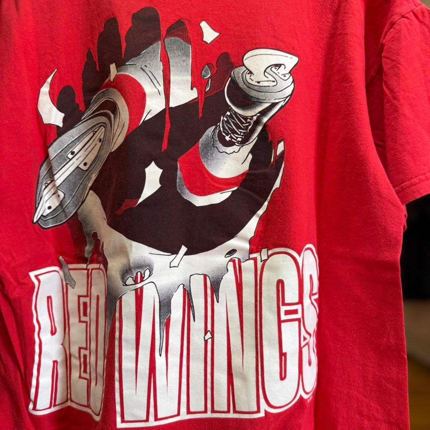 Vintage 90s Detroit Redwings NHL Hockey T-Shirt
