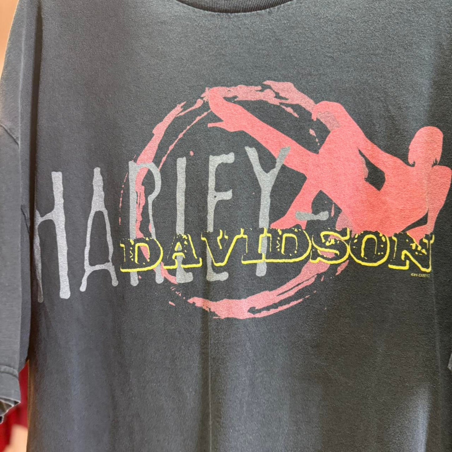 Vintage Y2K Harley Davidson Motorcycles Pin Up Girl Biker T-Shirt