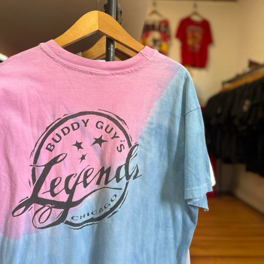 Vintage 90s Buddy Guy Legends Tie Dye Guitar Band T-Shirt