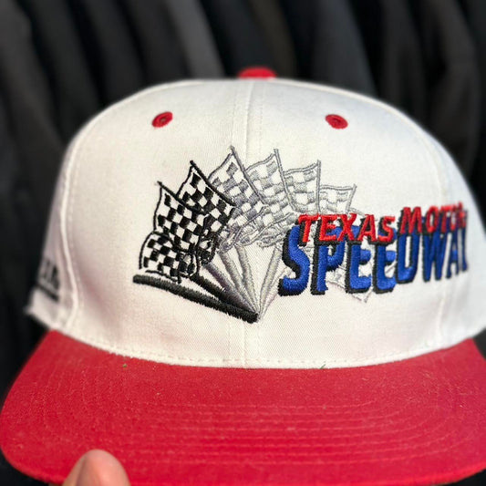 Vintage 90s Texas Motor Speedway NASCAR Racing Race Car Snapback