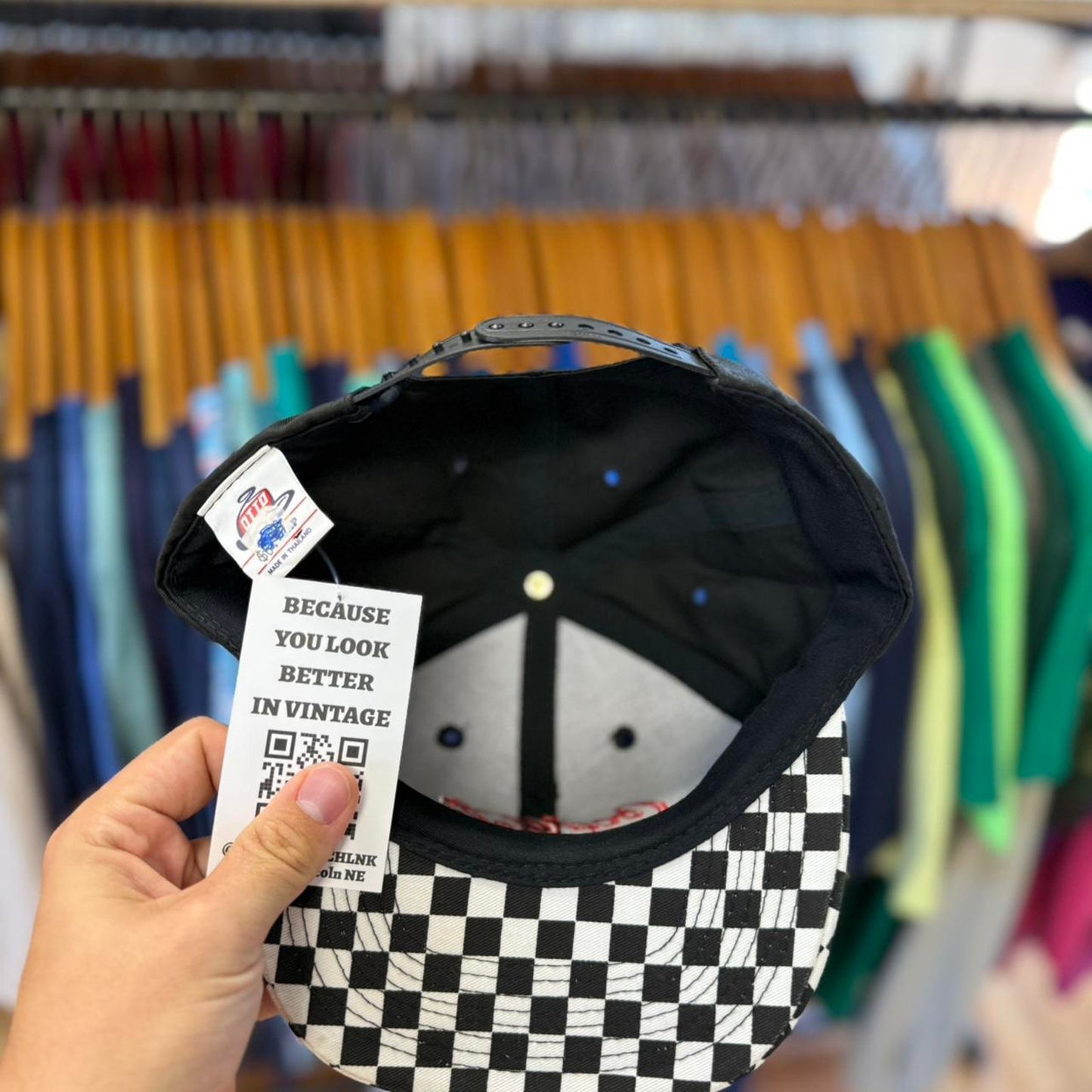 Vintage 90s Coca Cola Racing NASCAR Checkered Flag Snapback