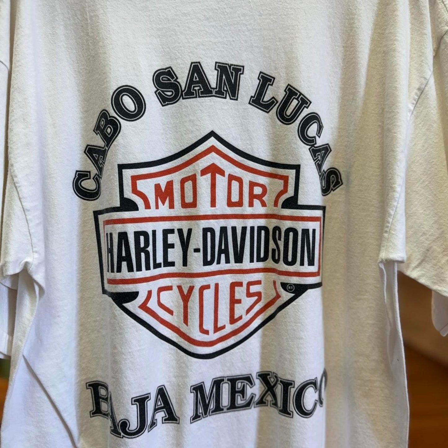 Vintage 90s Harley Davidson Motorcycles Biker Eagle Mexico T-Shirt