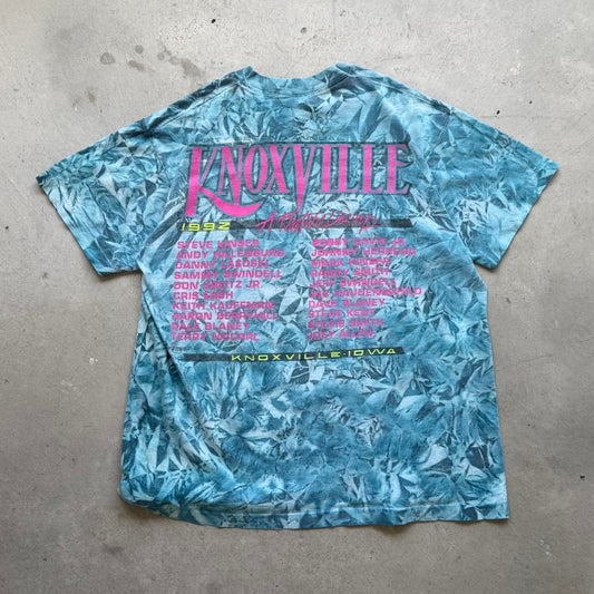 Vintage 1992 Knoxville Dirt Track Racing T-Shirt - X-Large