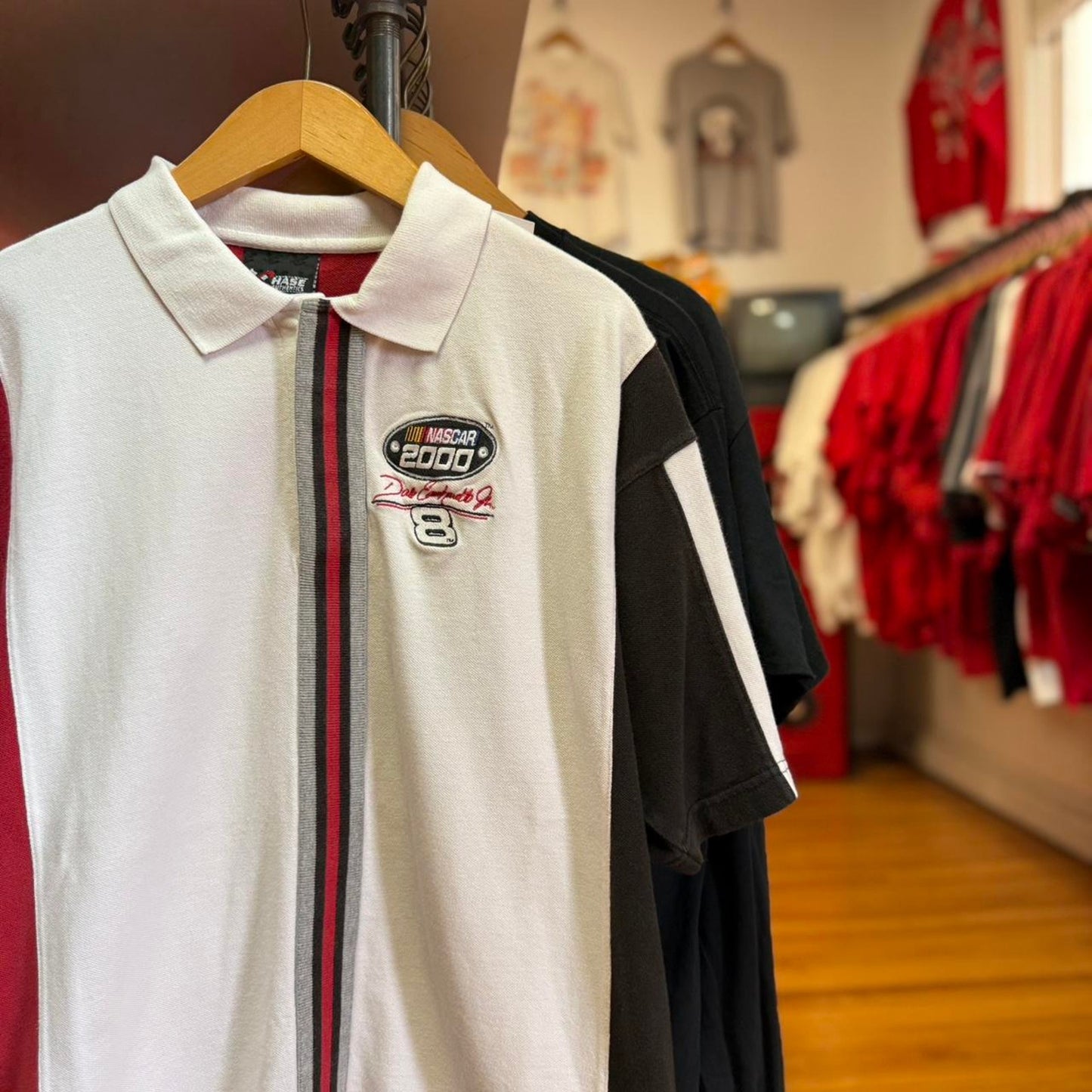 Vintage 90s Dale Earnhardt Jr NASCAR Polo Shirt - Medium