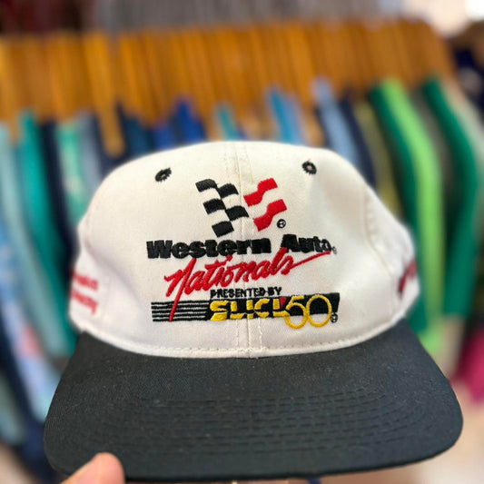 Vintage 90s NASCAR Racing Race Car Snapback