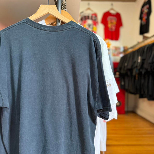 Vintage Y2K Nebraska Huskers Skull Blackshirts Football T-Shirt