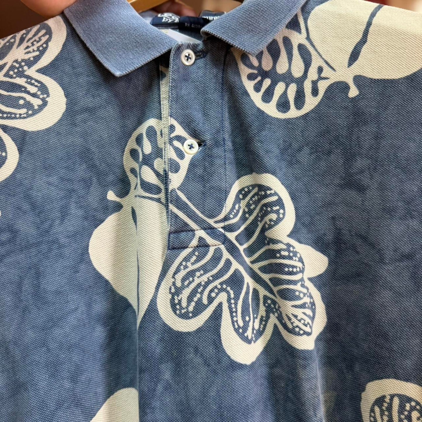 Vintage 90s Polo Ralph Lauren Floral Polo Shirt - Large