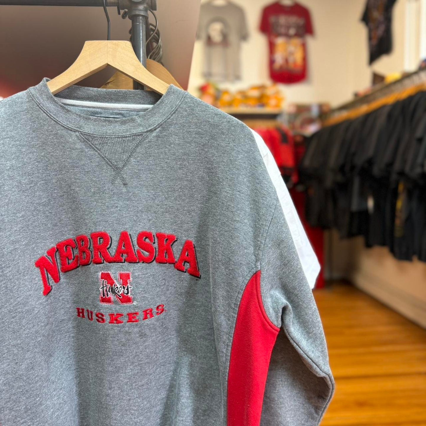 Vintage 90s Nebraska Huskers Puma Crewneck