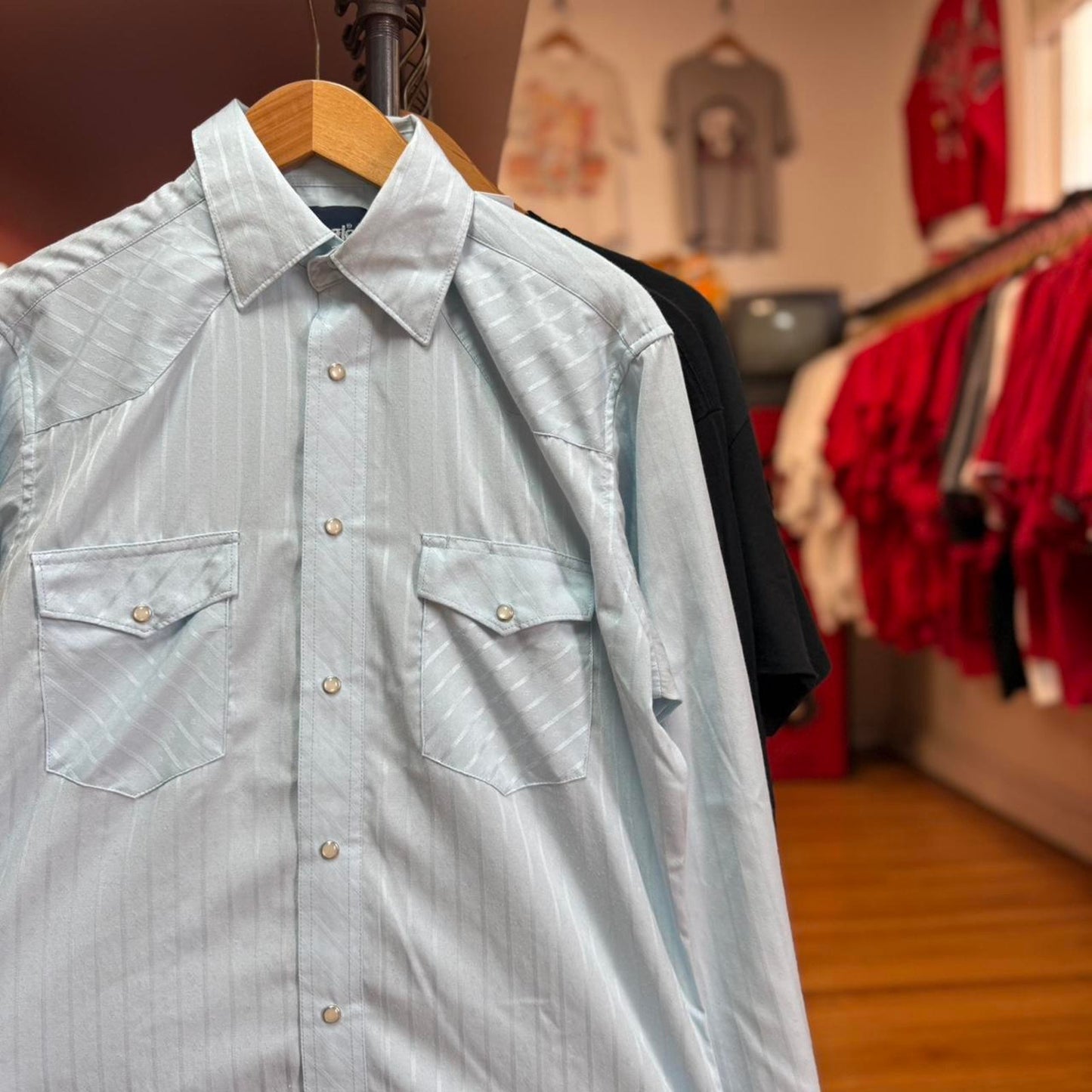 Vintage 90s Wrangler Pearl Snap Shirt - Medium