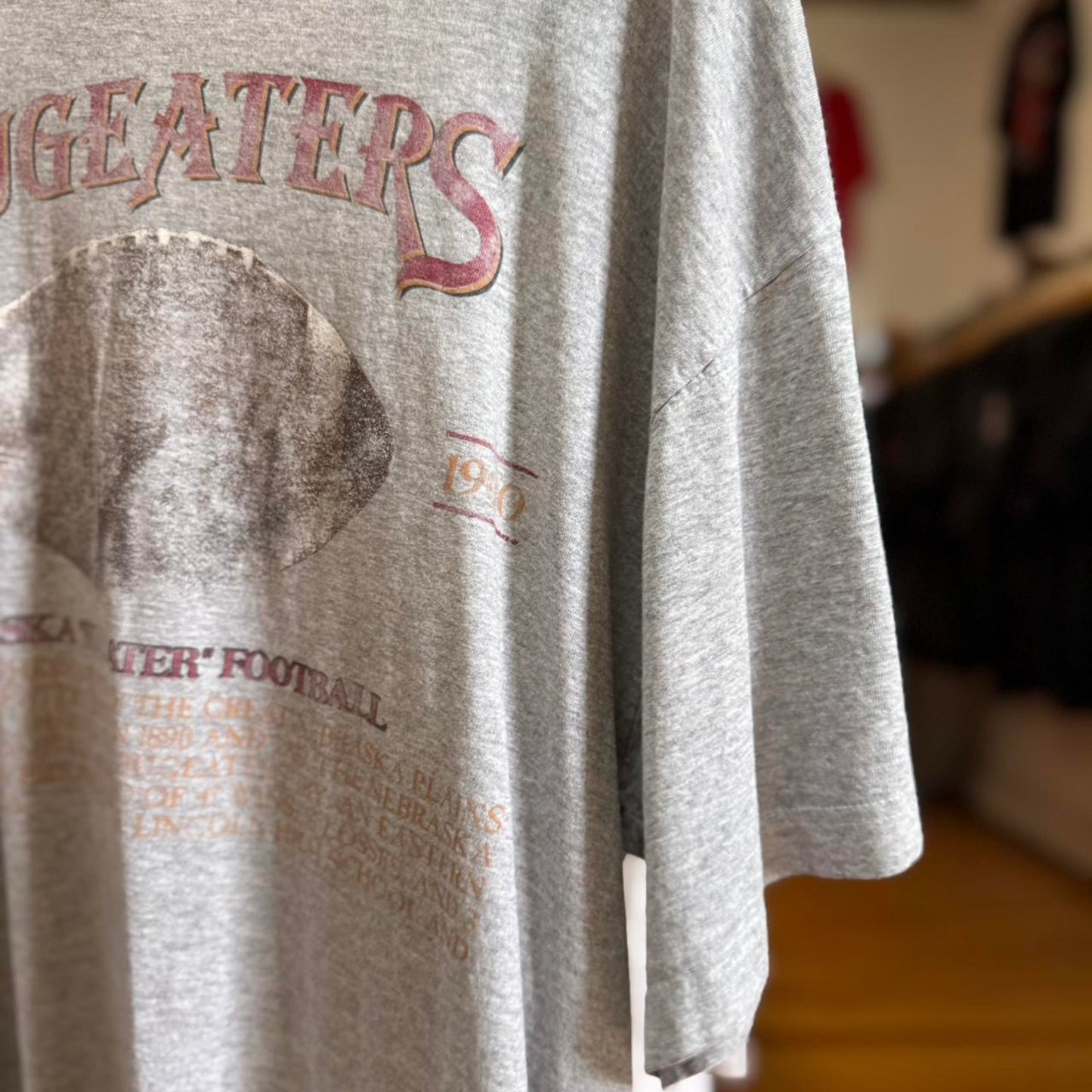 Vintage 90s Nebraska Huskers Bugeaters Football T-Shirt
