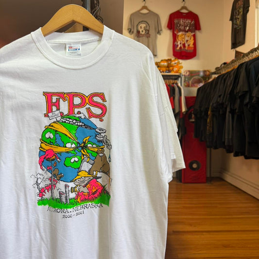 Vintage 90s Save the Planet Earth Day T-Shirt