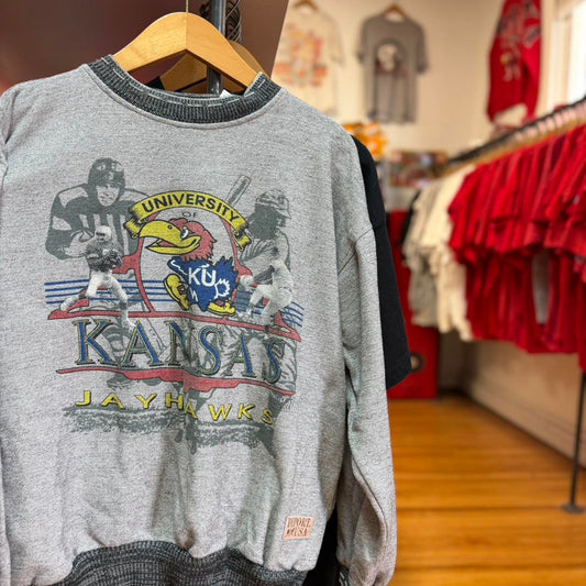 Vintage 90s Kansas University Jayhawks KU Crewneck