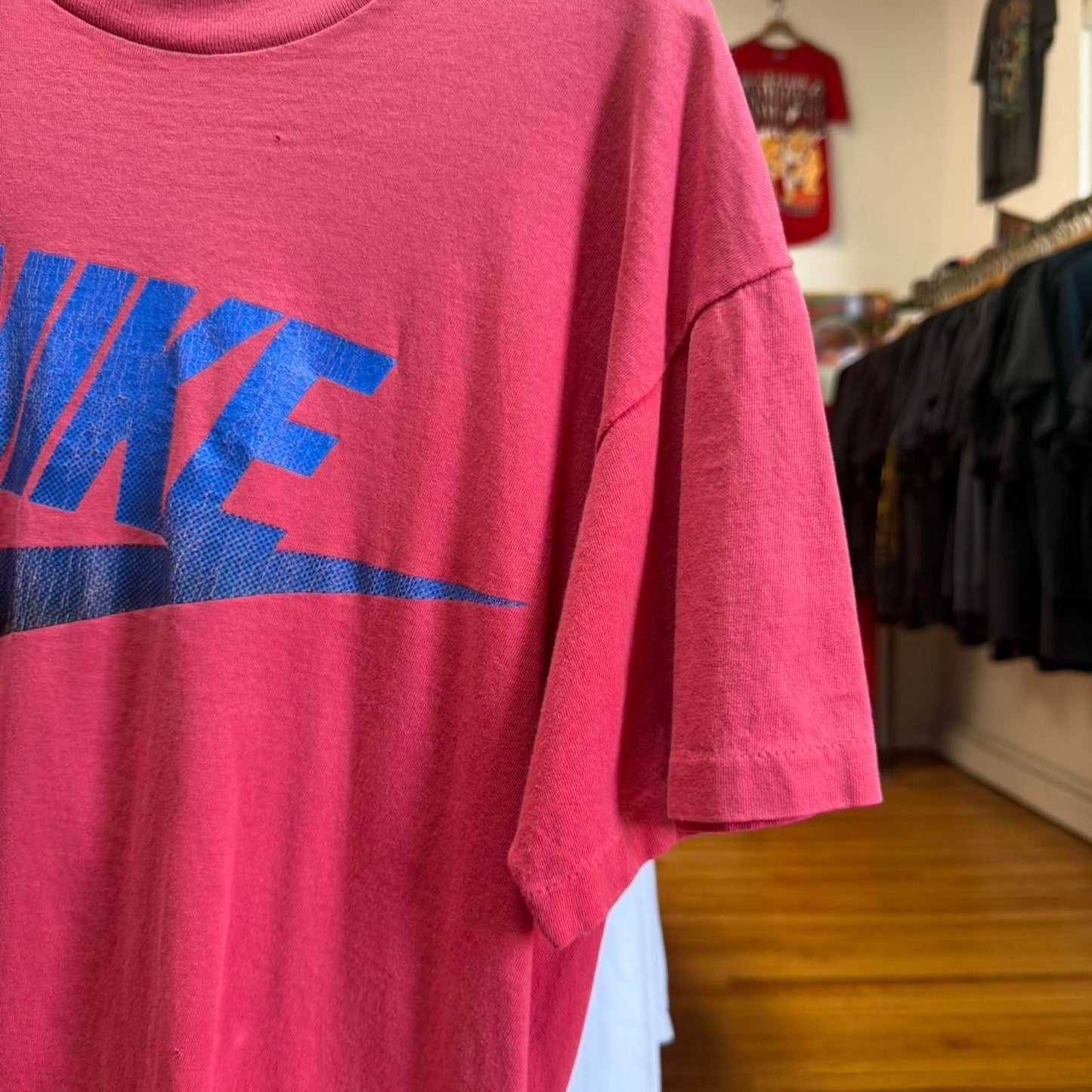 Vintage 90s Nike Swoosh Check Logo T-Shirt