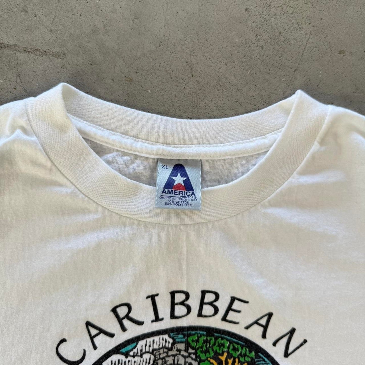 Vintage 90s Caribbean National Forest Frog Nature Animal T-Shirt - X-Large