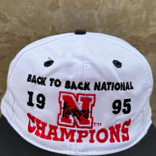 Vintage 1995 Nebraska Huskers National Champions Snapback